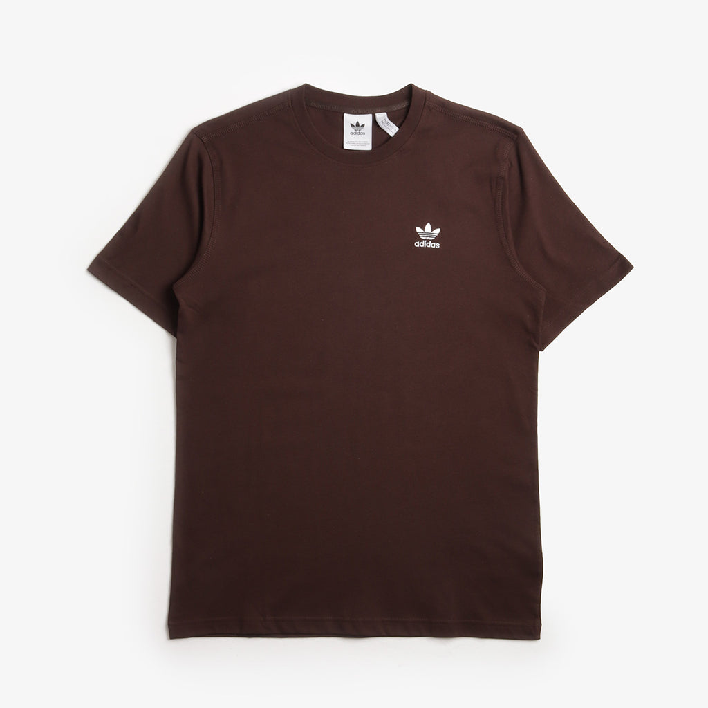 Adidas Originals Trefoil Essentials T-Shirt, Aurora Coffee, Detail Shot 1