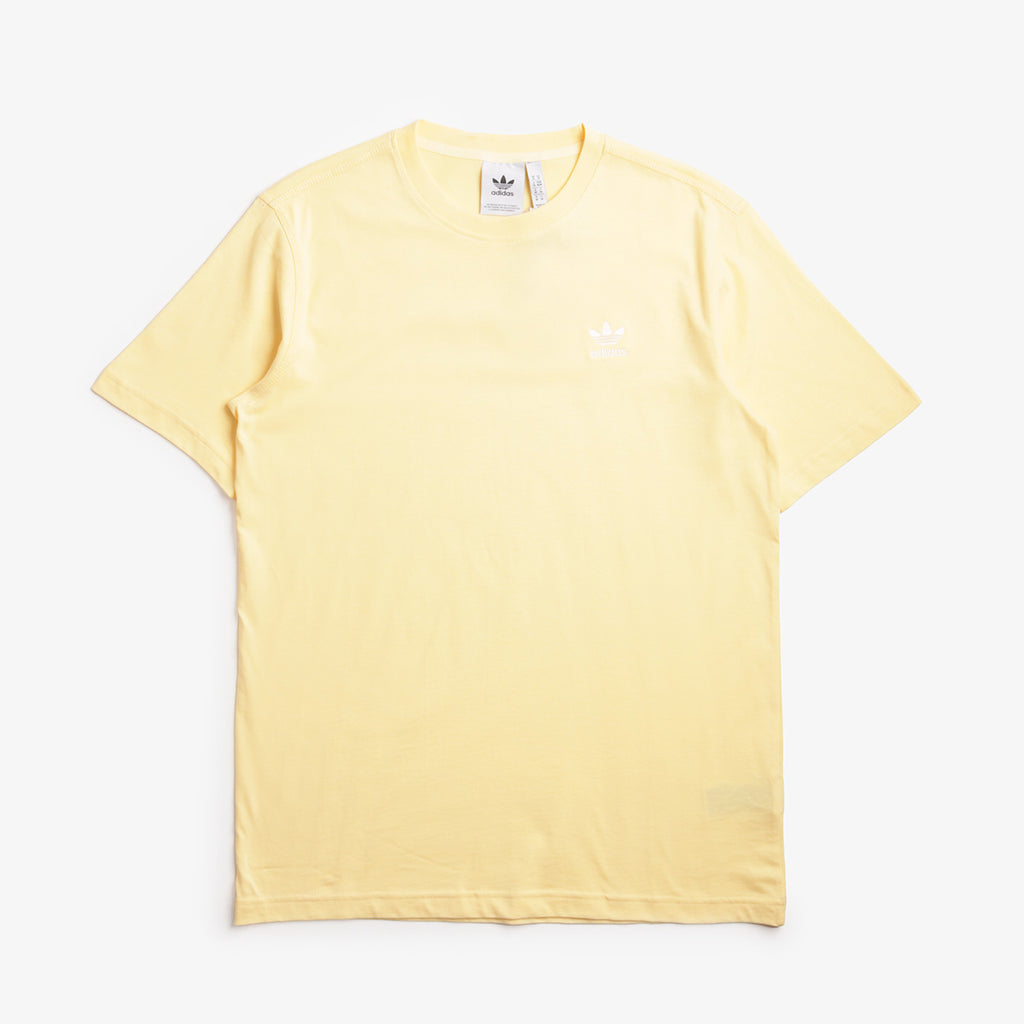 Adidas Originals Trefoil Essentials T-Shirt, Orange Tint, Detail Shot 1
