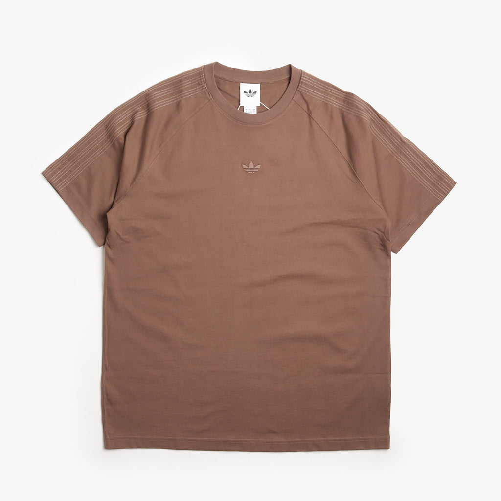 Adidas Originals Premium Essentials T-Shirt, Earth Strata, Detail Shot 1