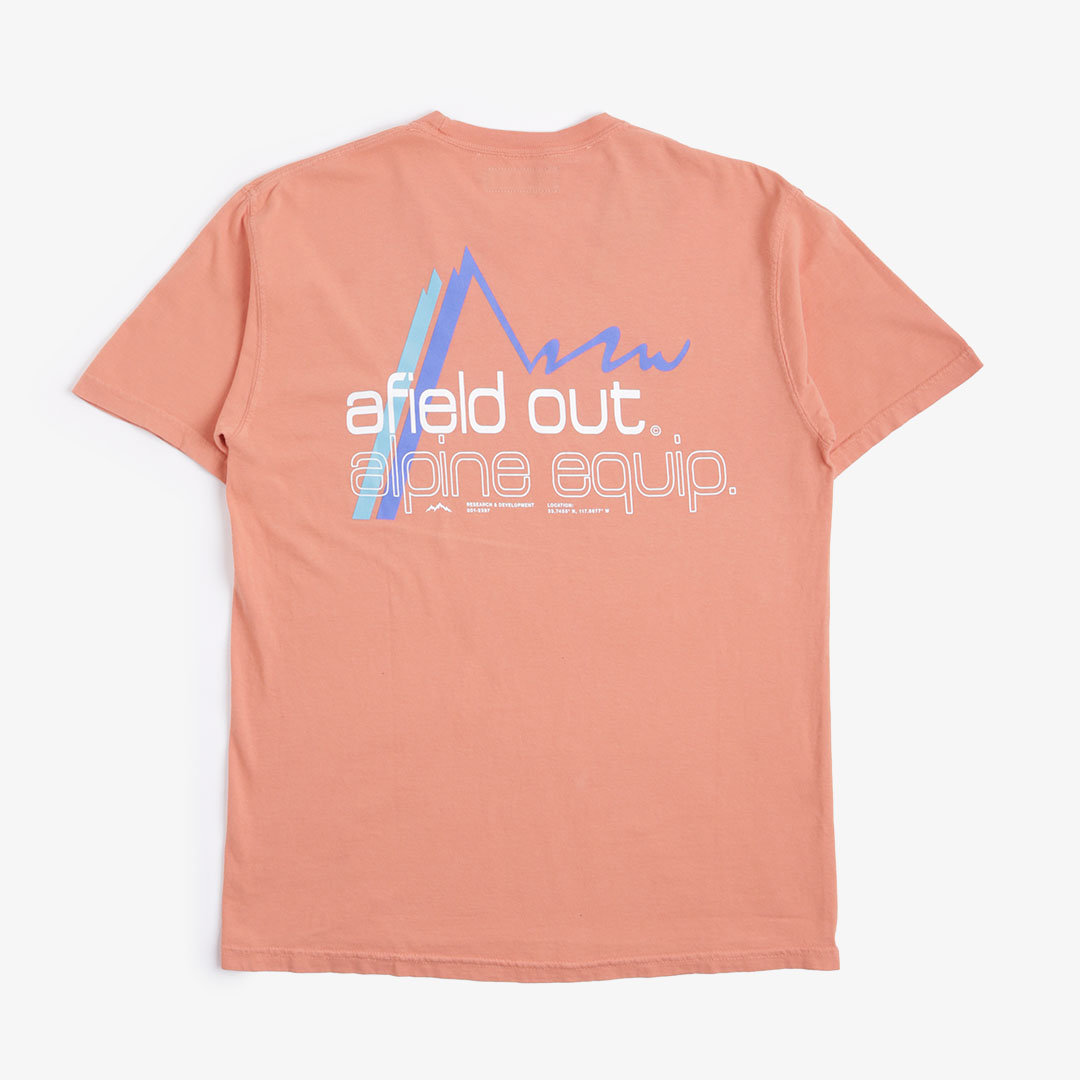 Afield Out Cascade T-shirt, Terracotta, Detail Shot 2