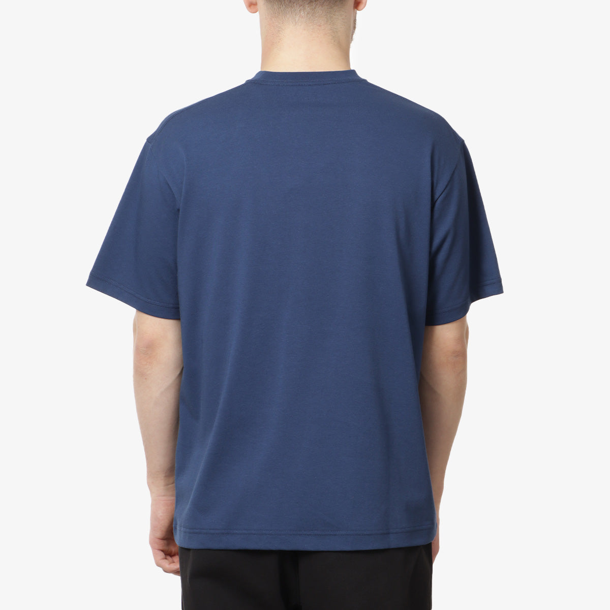 And Wander Big Logo T-Shirt, Blue, Detail Shot 3