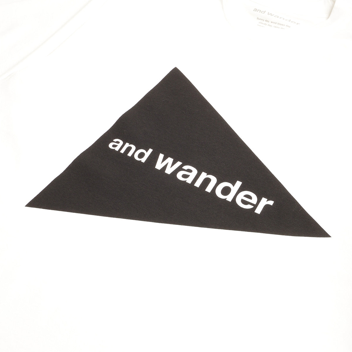 And Wander Big Logo T-Shirt
