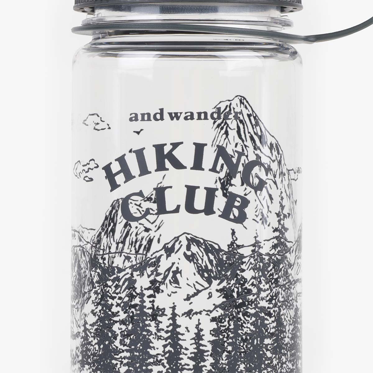 And Wander Hiking Club Bottle, Clear, Detail Shot 2