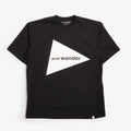 And Wander Logo T-Shirt, Black, Detail Shot 1