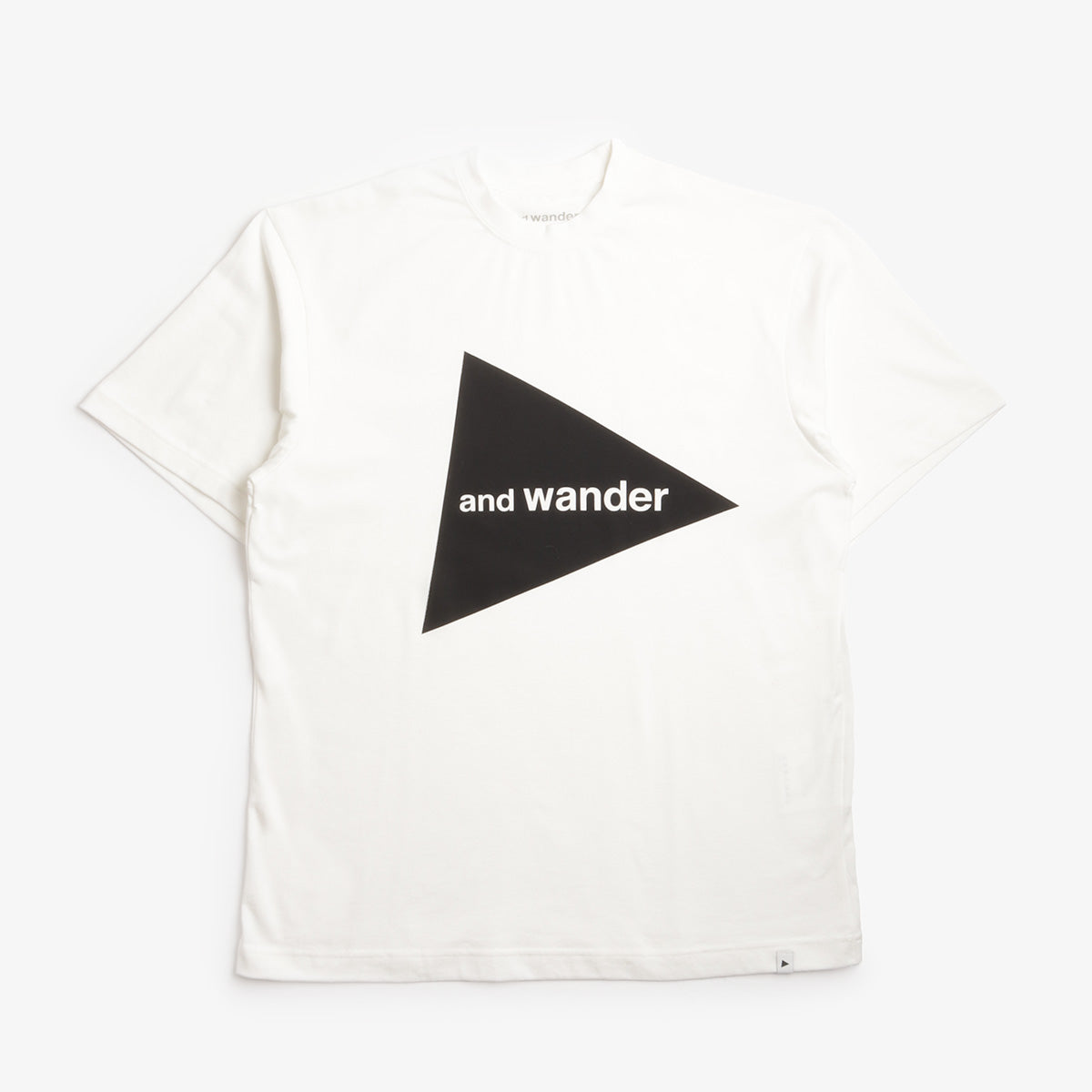 And Wander Logo T-Shirt, White, Detail Shot 1