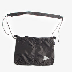 thumbnail And Wander Sil Sacoche, Black, Detail Shot 1