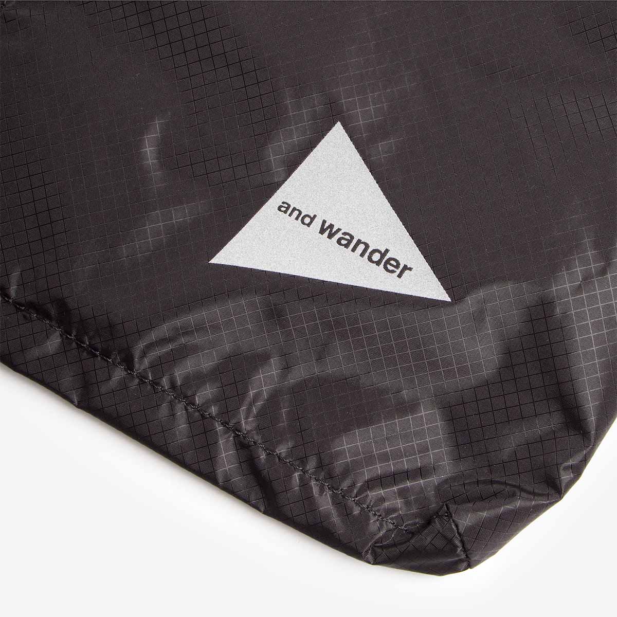 main And Wander Sil Sacoche, Black, Detail Shot 3