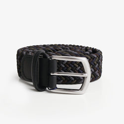 thumbnail Anderson's Classic Multi Colour Elastic Woven Belt, Black, Detail Shot 1