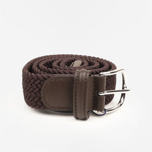 Anderson's Classic Elastic Woven Belt - Brown
