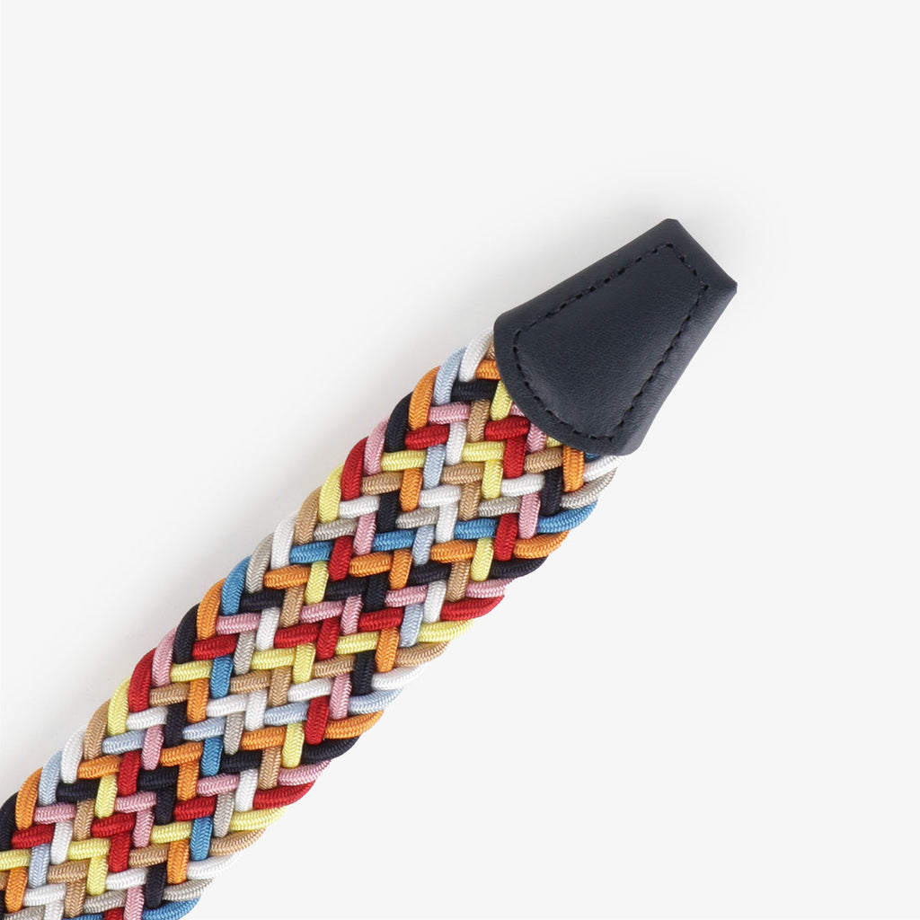 Anderson's Classic Woven Belt, Black Multi, Detail Shot 3