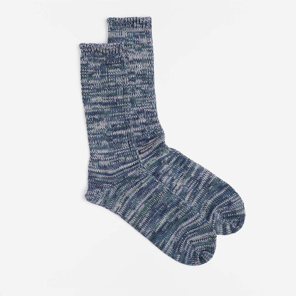 Anonymous Ism 5 Color Mix Crew Socks - Navy – Urban Industry