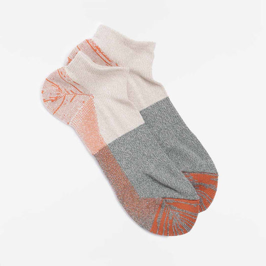 Anonymous Ism MOC Pile Ankle Socks, Orange, Detail Shot 1