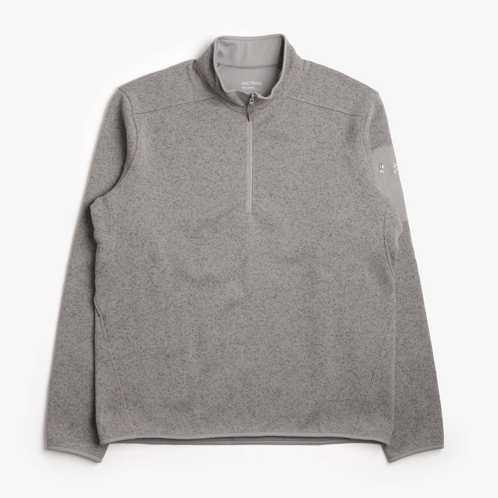 Arc'teryx Covert 1 2 Zip Fleece, Cloud Heather Void, Detail Shot 1