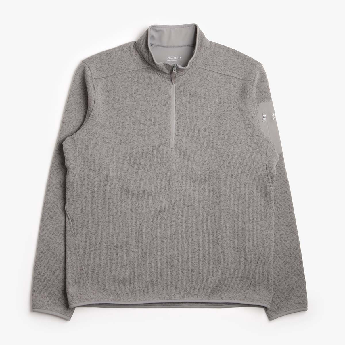Arc'teryx Covert 1 2 Zip Fleece, Cloud Heather Void, Detail Shot 1