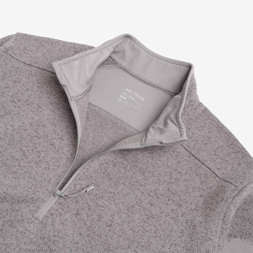 Arc'teryx Covert 1 2 Zip Fleece, Cloud Heather Void, Detail Shot 3