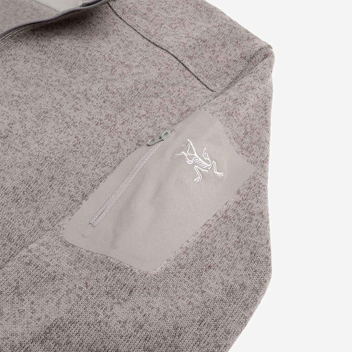 Arc'teryx Covert 1 2 Zip Fleece, Cloud Heather Void, Detail Shot 4