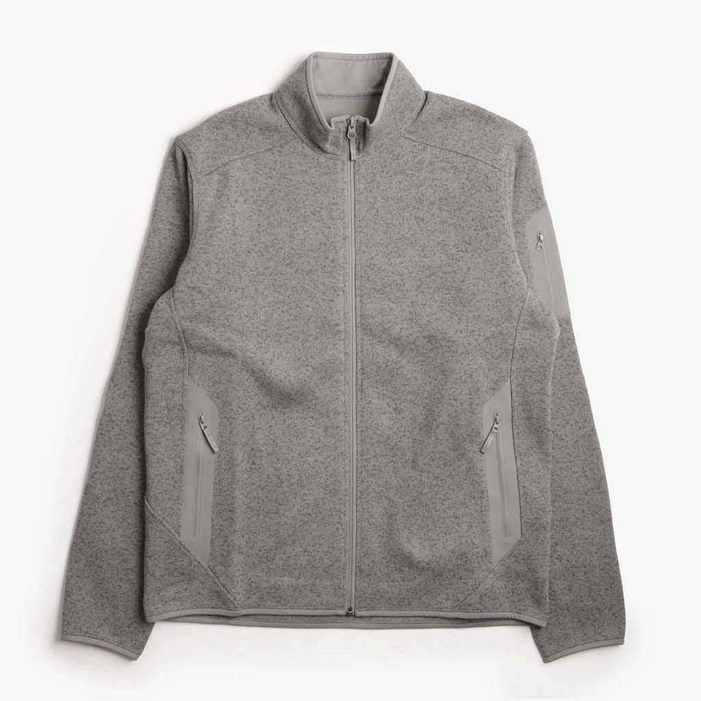 Arc'teryx Covert Cardigan, Cloud Heather Void, Detail Shot 1