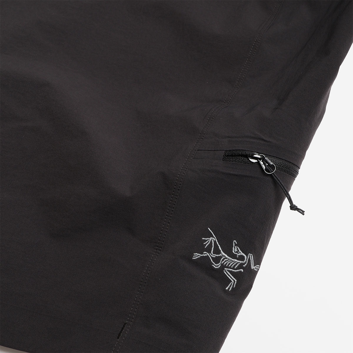 Arc'teryx Gamma SL 9" Shorts, Black, Detail Shot 5