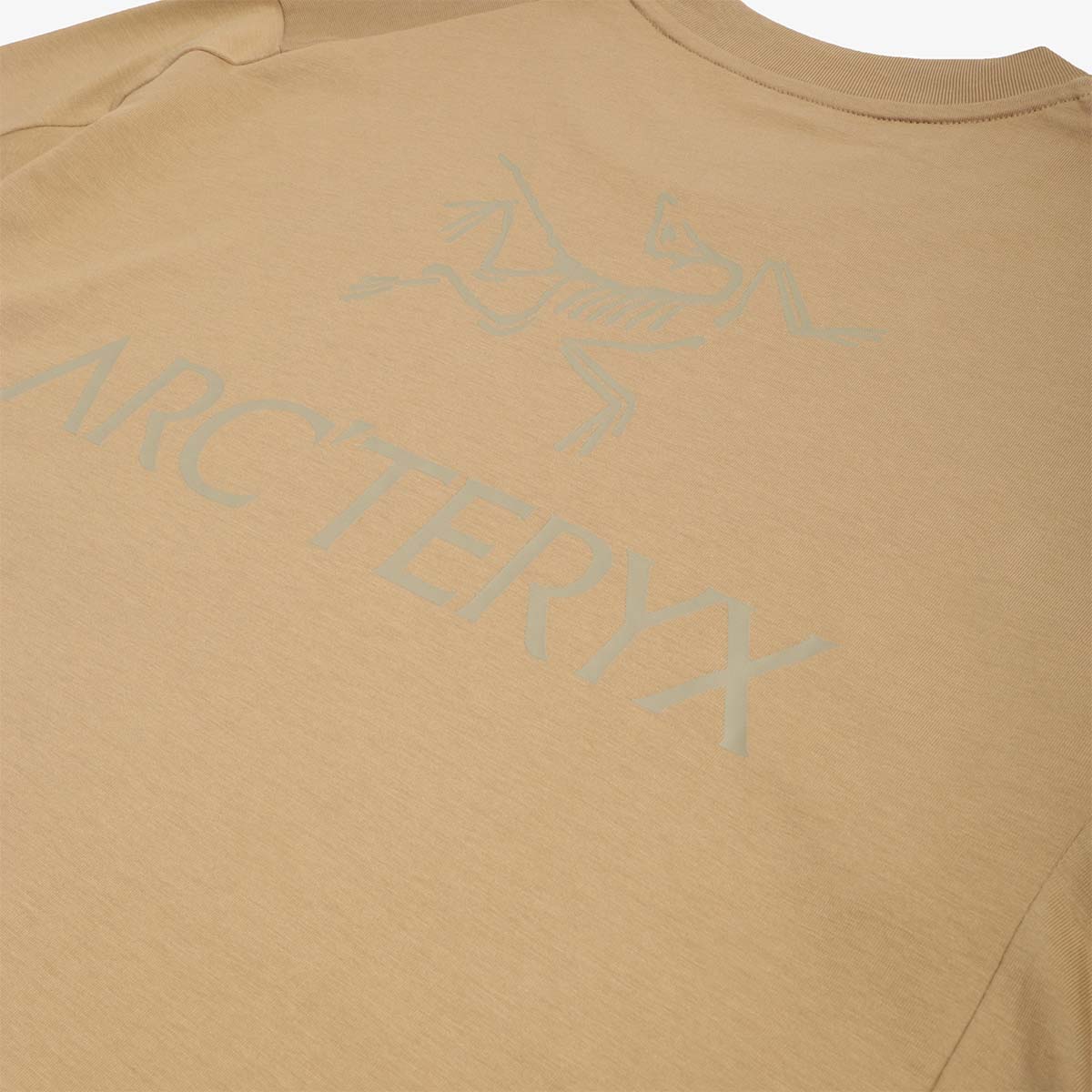 Arc'teryx Kragg SL Cotton Bird Word T-Shirt, Canvas, Detail Shot 2
