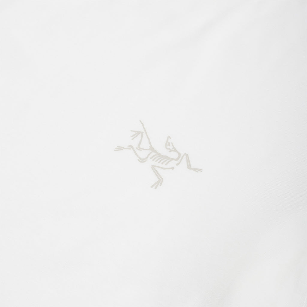 Arc'teryx Kragg SL Cotton Long Sleeve T-Shirt, White Light, Detail Shot 2