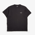 Arc'teryx Kragg SL Cotton Short Sleeve T-Shirt, Black, Detail Shot 1