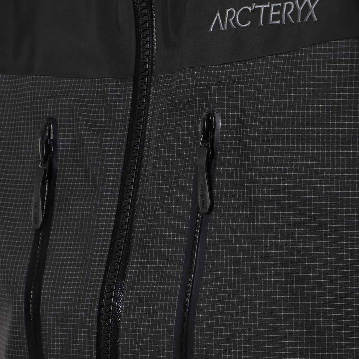 Arc'teryx Alpha Jacket, Black, Detail Shot 4