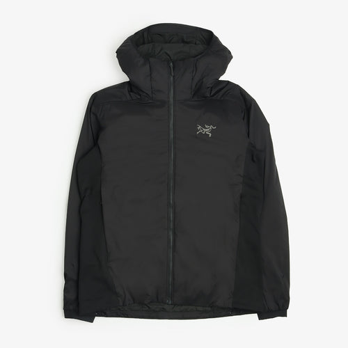 Arc'teryx Atom Hoodie in Black, front view