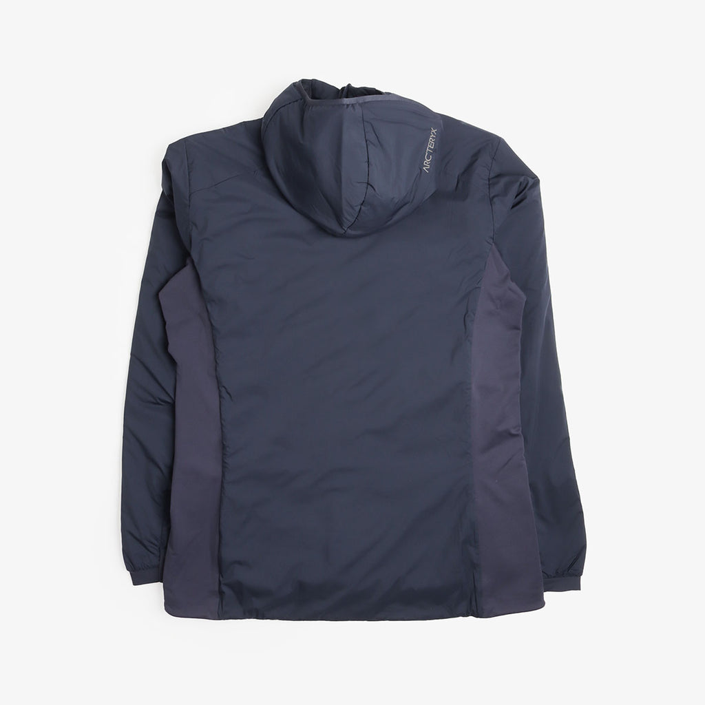 Arc'teryx Atom Hoodie in Black Sapphire, back view