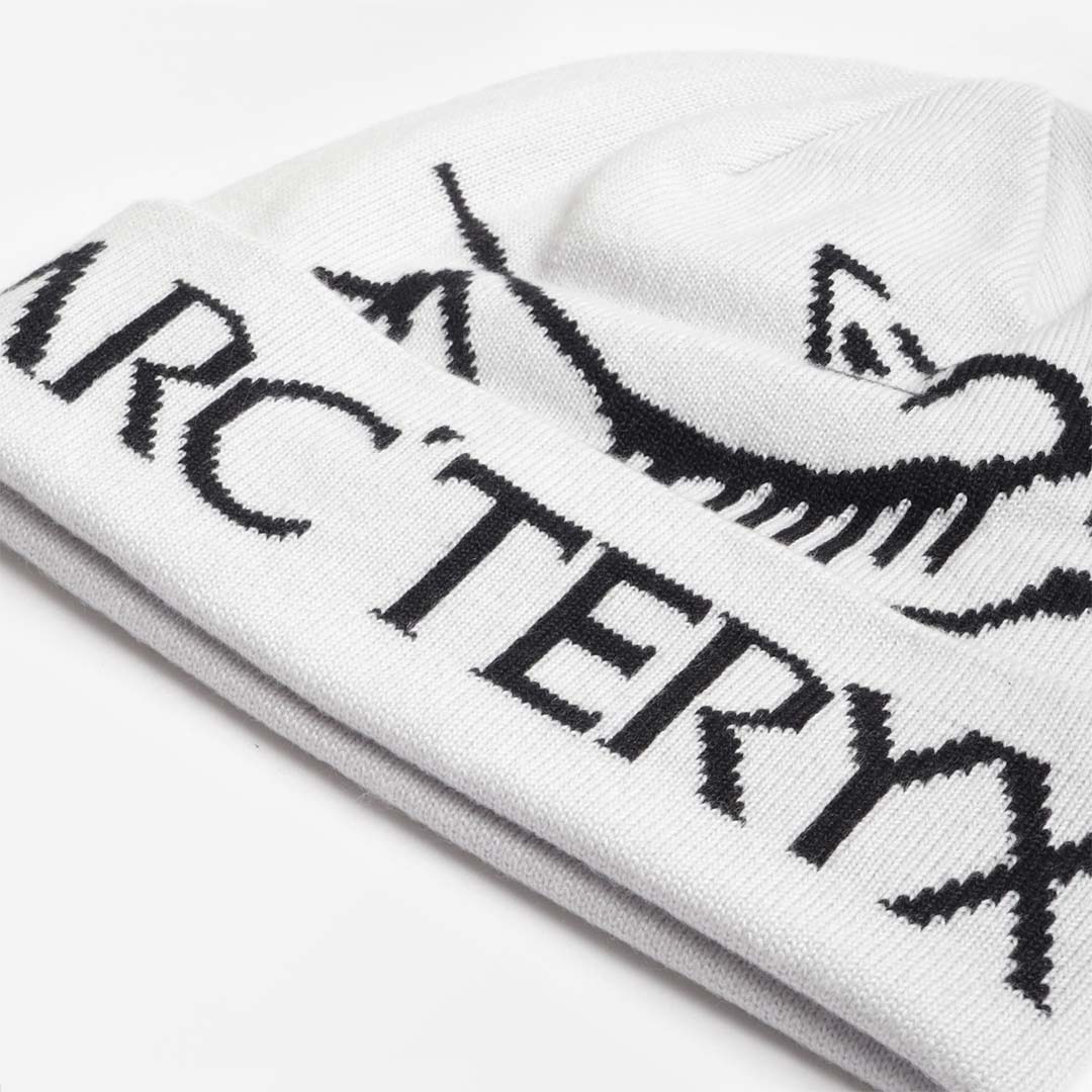 Arc'teryx Bird Word Toque, Orca, Detail Shot 2