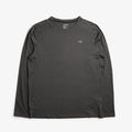 Arc'teryx Cormac Crew Long Sleeve T-Shirt, Black Heather, Detail Shot 1