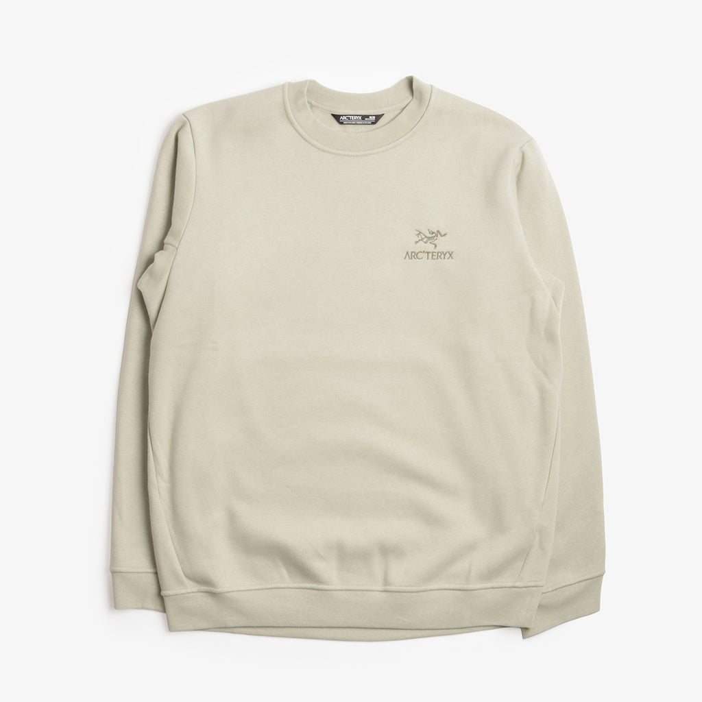 Arc'teryx Emblem Fleece Crew Neck Pullover, Habitat, Detail Shot 1