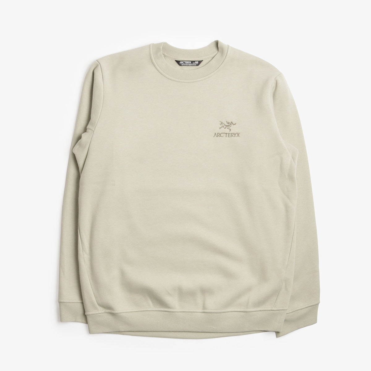 main Arc'teryx Emblem Fleece Crew Neck Pullover, Habitat, Detail Shot 1