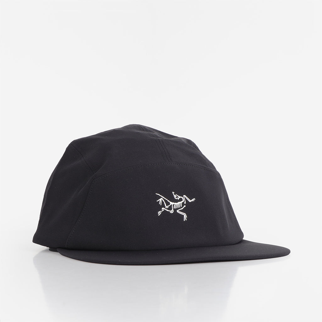 Arc'teryx Gamma 5 Panel Cap, Black Arctic Silk, Detail Shot 1