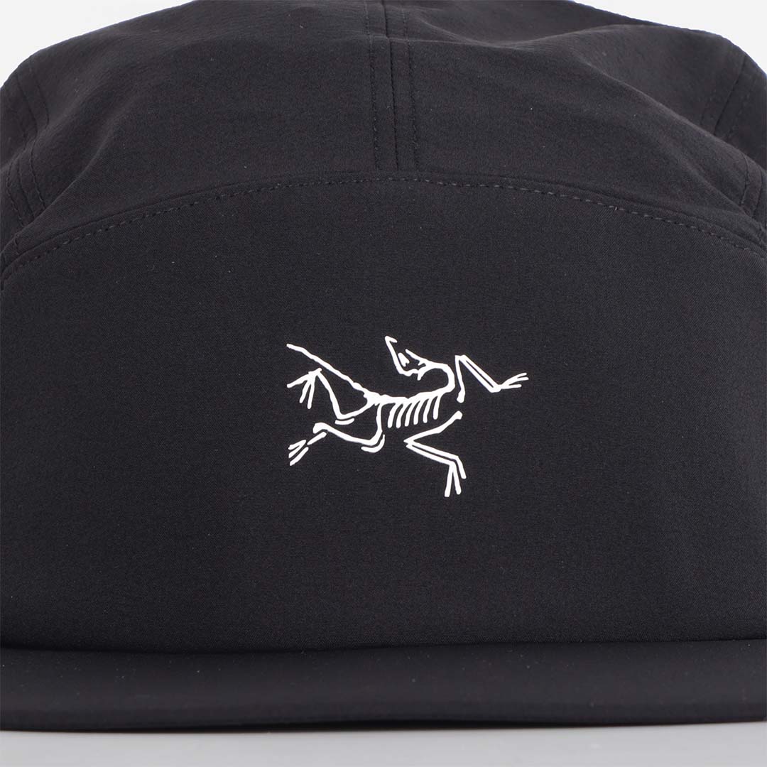 Arc'teryx Gamma 5 Panel Cap, Black Arctic Silk, Detail Shot 2