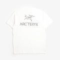 Arc'teryx Kragg SL Cotton Bird Word T-Shirt, White Light Black, Detail Shot 1