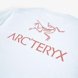 thumbnail Arc'teryx Kragg SL Cotton Bird Word T-Shirt, Alpine Blue Stone Red, Detail Shot 4