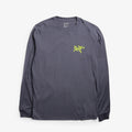Arc'teryx Kragg SL Cotton Long Sleeve T-Shirt, DK Stratus Euphoria, Detail Shot 1