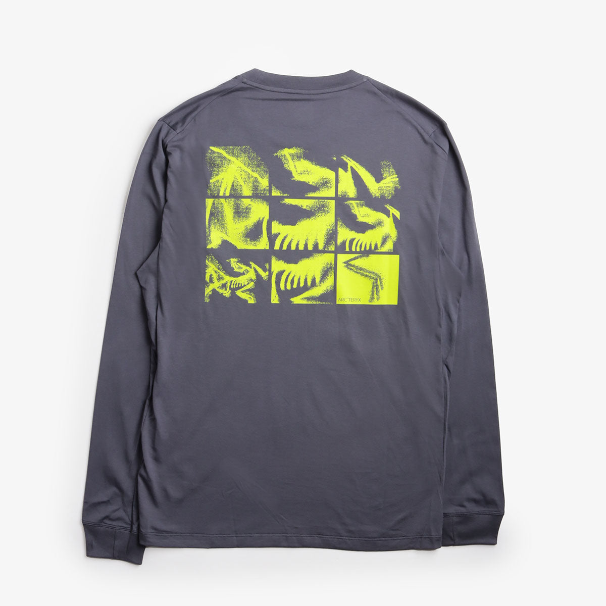 main Arc'teryx Kragg SL Cotton Long Sleeve T-Shirt, DK Stratus Euphoria, Detail Shot 2