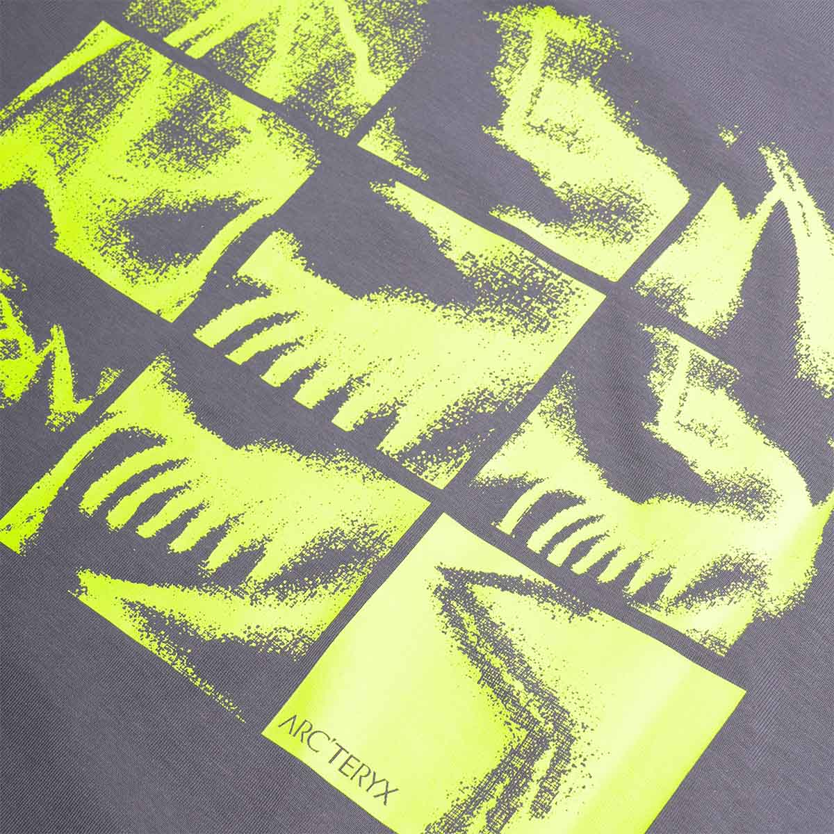 main Arc'teryx Kragg SL Cotton Long Sleeve T-Shirt, DK Stratus Euphoria, Detail Shot 4