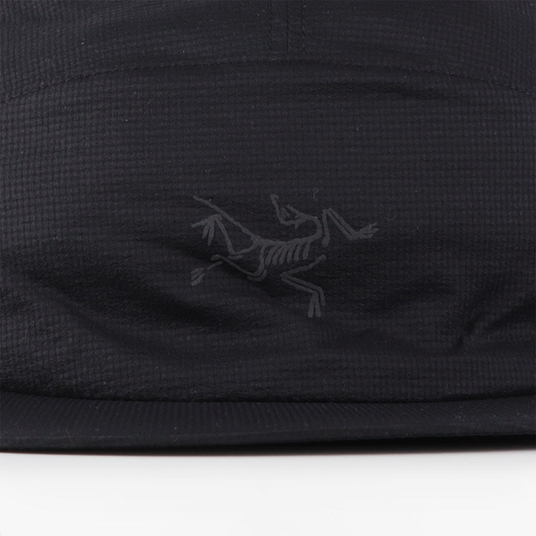 Arc'teryx Norvan Regular Brim Hat, Black, Detail Shot 2