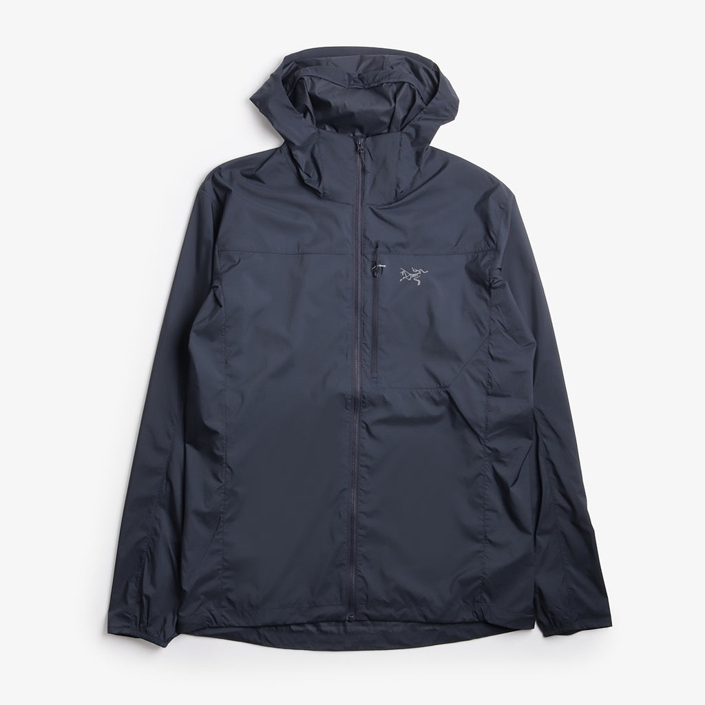 Arc'teryx Squamish Hoodie, Black Sapphire, Detail Shot 1
