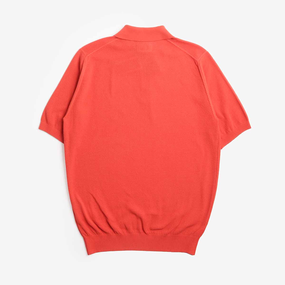 Beams Plus Pique Polo Shirt, Red, Detail Shot 4