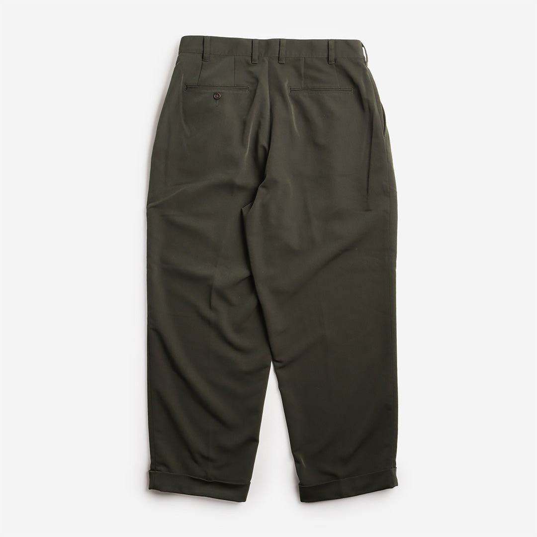 main Beams Plus 2 Pleats PE Twill Pant, Green, Detail Shot 2