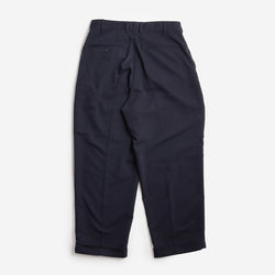 thumbnail Beams Plus 2 Pleats PE Twill Pant, Navy, Detail Shot 2
