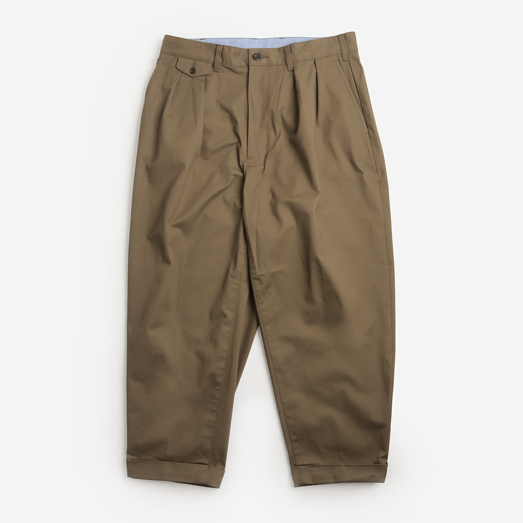 Beams Plus 2 Pleats Tapered Twill Pants