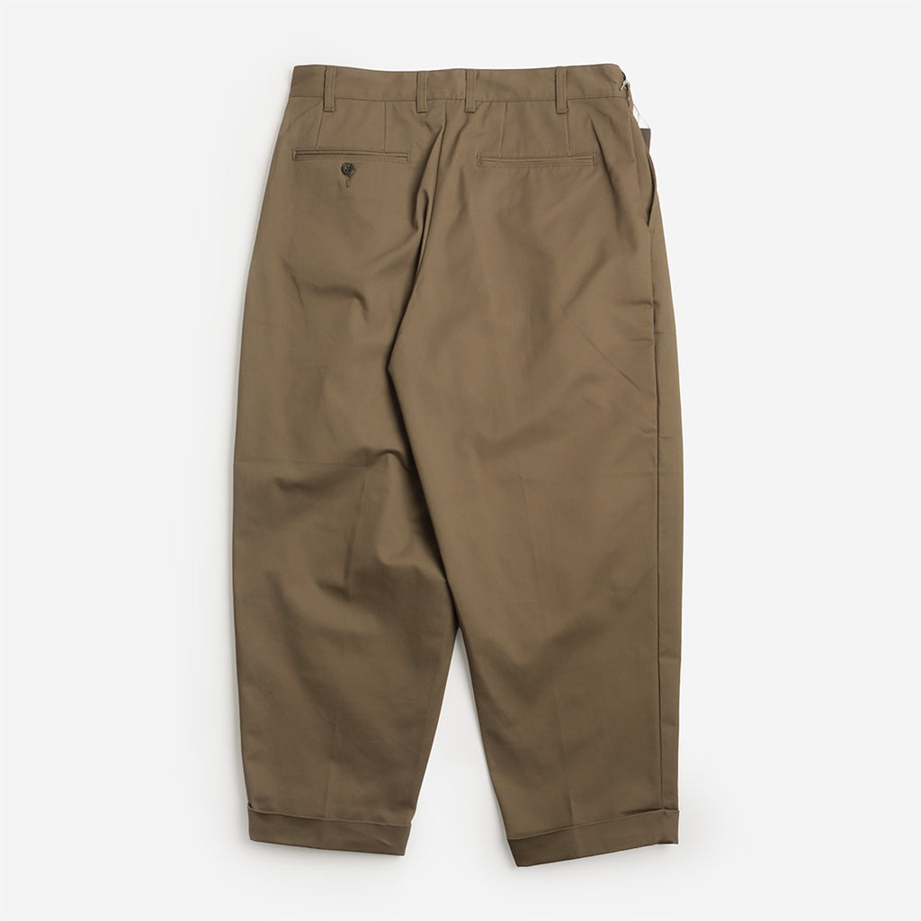 Beams Plus 2 Pleats Tapered Twill Pants