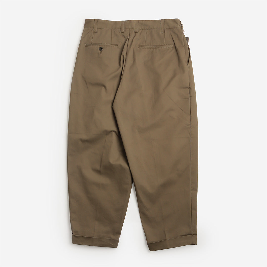 Beams Plus 2 Pleats Tapered Twill Pants