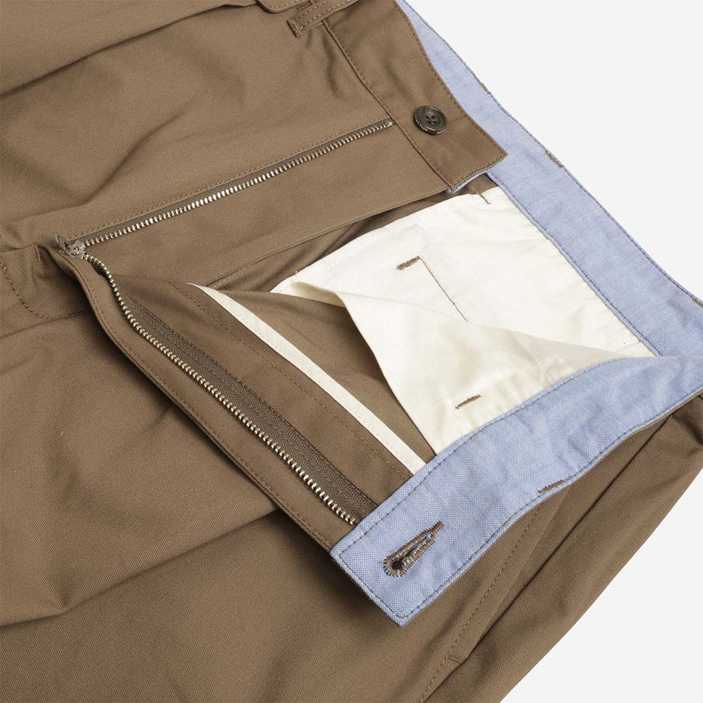 Beams Plus 2 Pleats Tapered Twill Pants