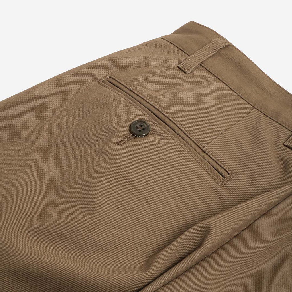 Beams Plus 2 Pleats Tapered Twill Pants