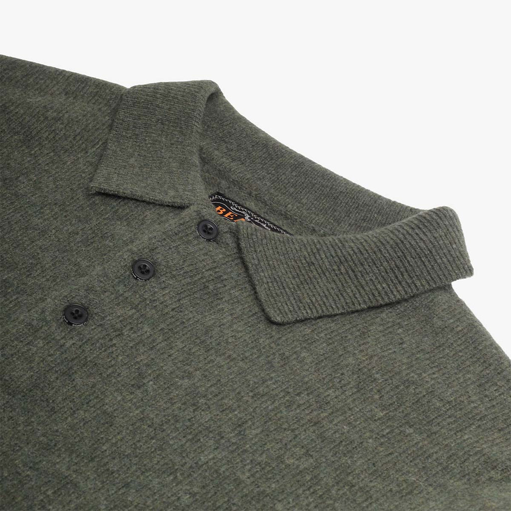 Beams Plus Pull Polo en maille 9G